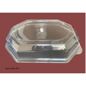 10 személyes 8 szögletű Vt. tálca fedél