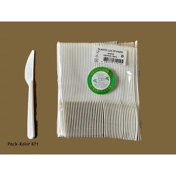 Kés PP Lux fehér mosogatható 