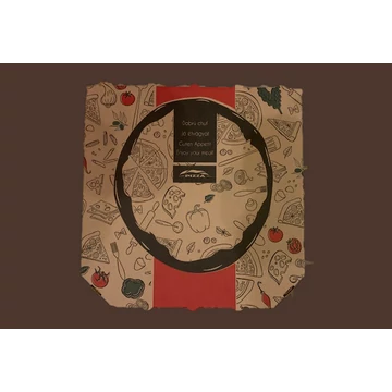 Pizza doboz 28cm