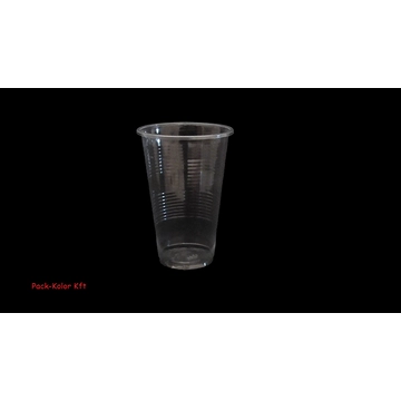 Műanyag  pohár víztiszta 3 dl 