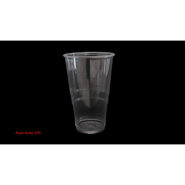 Műanyag  pohár víztiszta 5 dl 