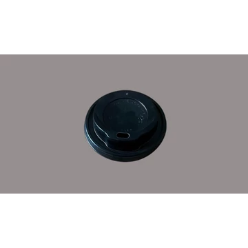 Pohártető fekete 80mm ivónyílással