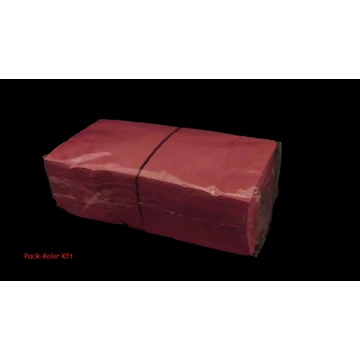 Gasztro szalvéta  bordó 100 lap 1/4 hajtás 2 réteg 33x33 cm