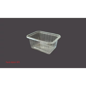 425 ml szögletes PP natúr varia alj 