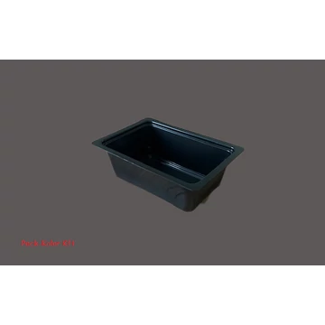 500 ml Fekete síkperemű leveses-sütis fóliázható doboz