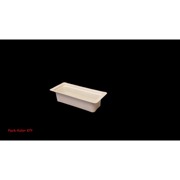 150 ml Fehér síkperemű savanyúságos fóliázható doboz