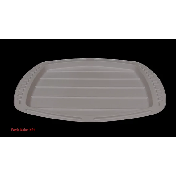 5 személyes műanyag hidegkonyhai fehér tálca alj 