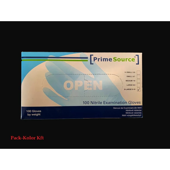 Nitril kesztyű /púder mentes XL 100 db 