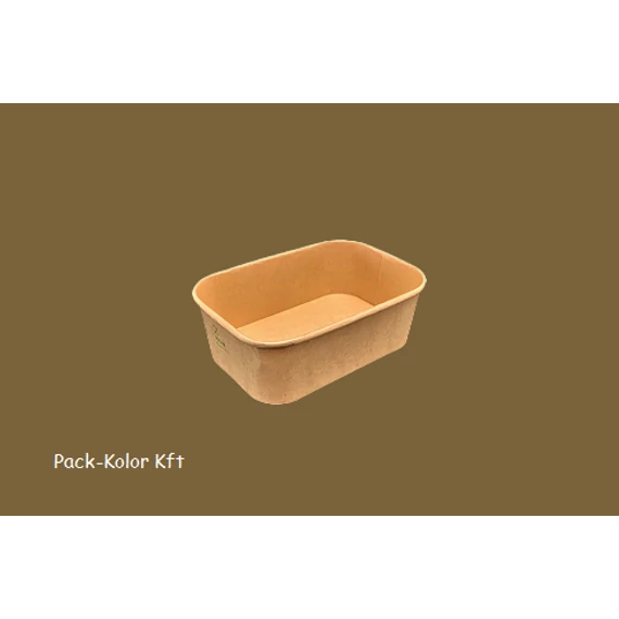 Papír box 1000 ml kraft doboz alj