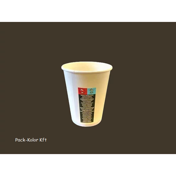 250 ml papír pohár fehér multi