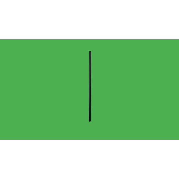 Prémium PLA fekete szívószál műanyag