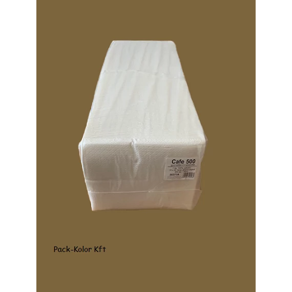 Cafe 500 szalvéta 1 réteg 1/4 hajtás
